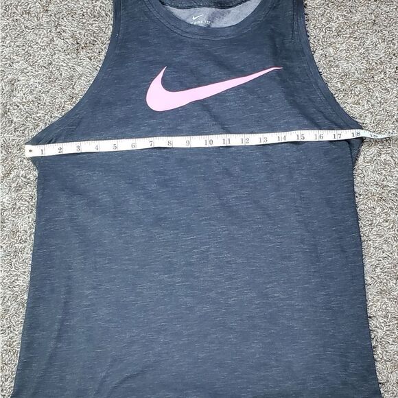 Nike Charcoal Gray & Pink Tank Top - Picture 3 of 6